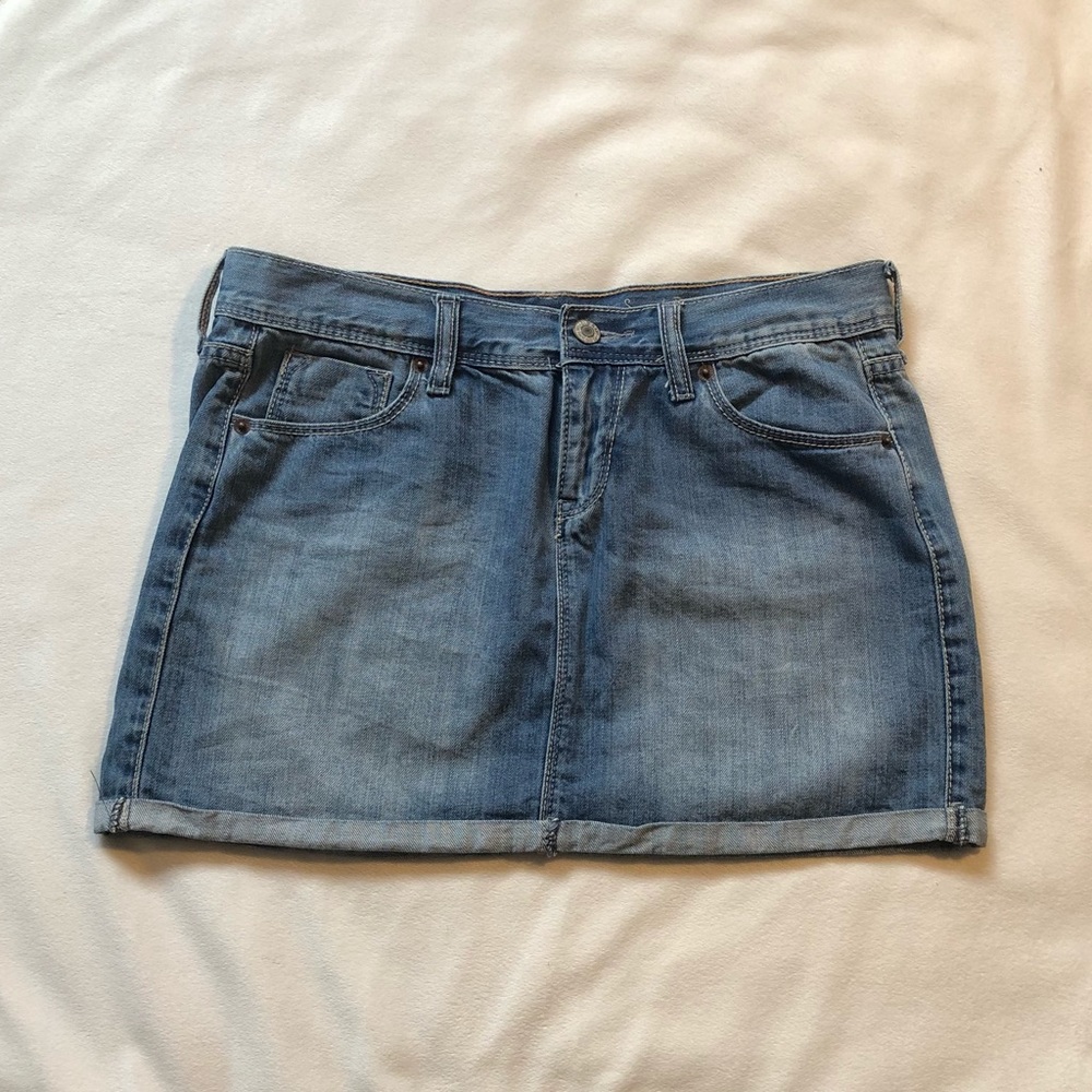 Denim miniskirt